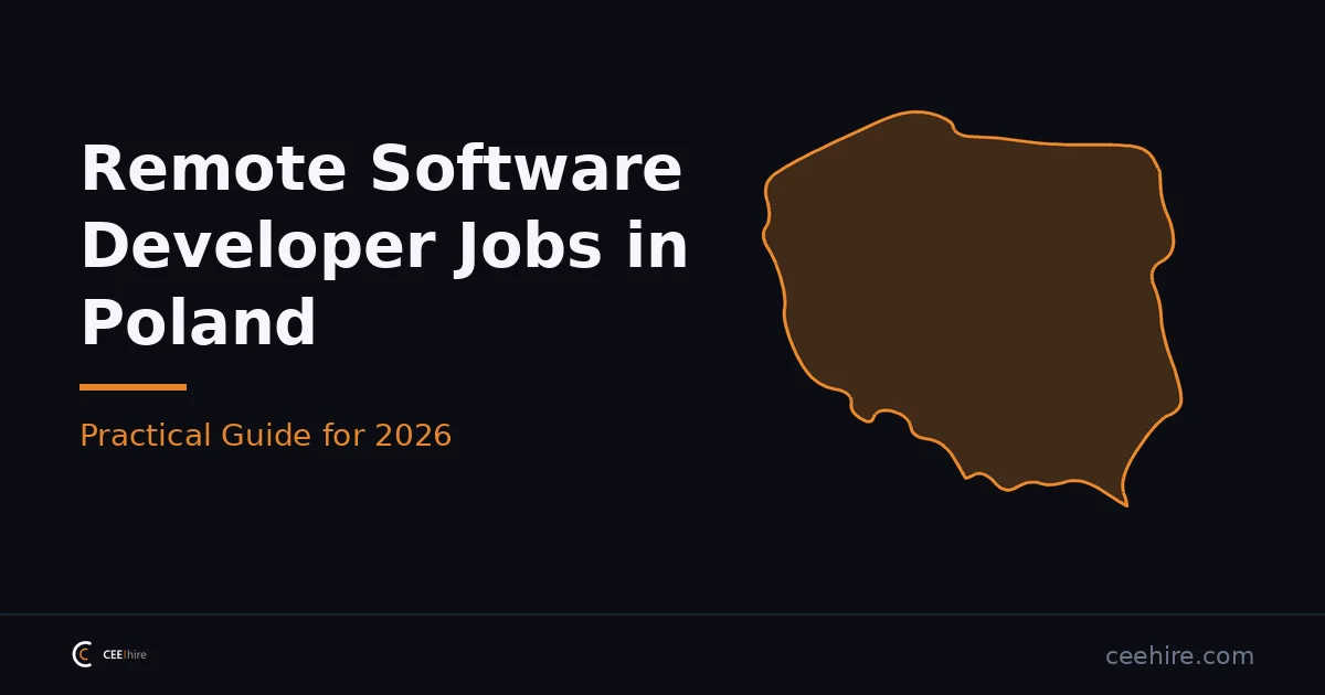 Remote Software Developer Jobs in Poland: Practical Guide for 2026